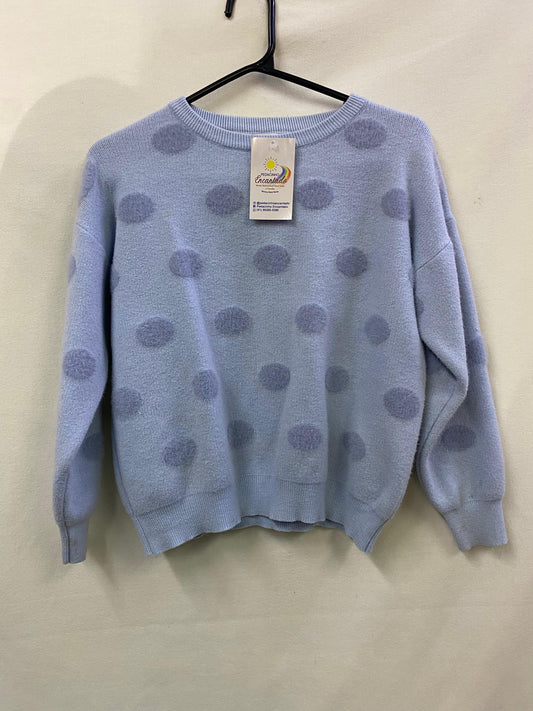 Suéter Roxo com Bolinhas