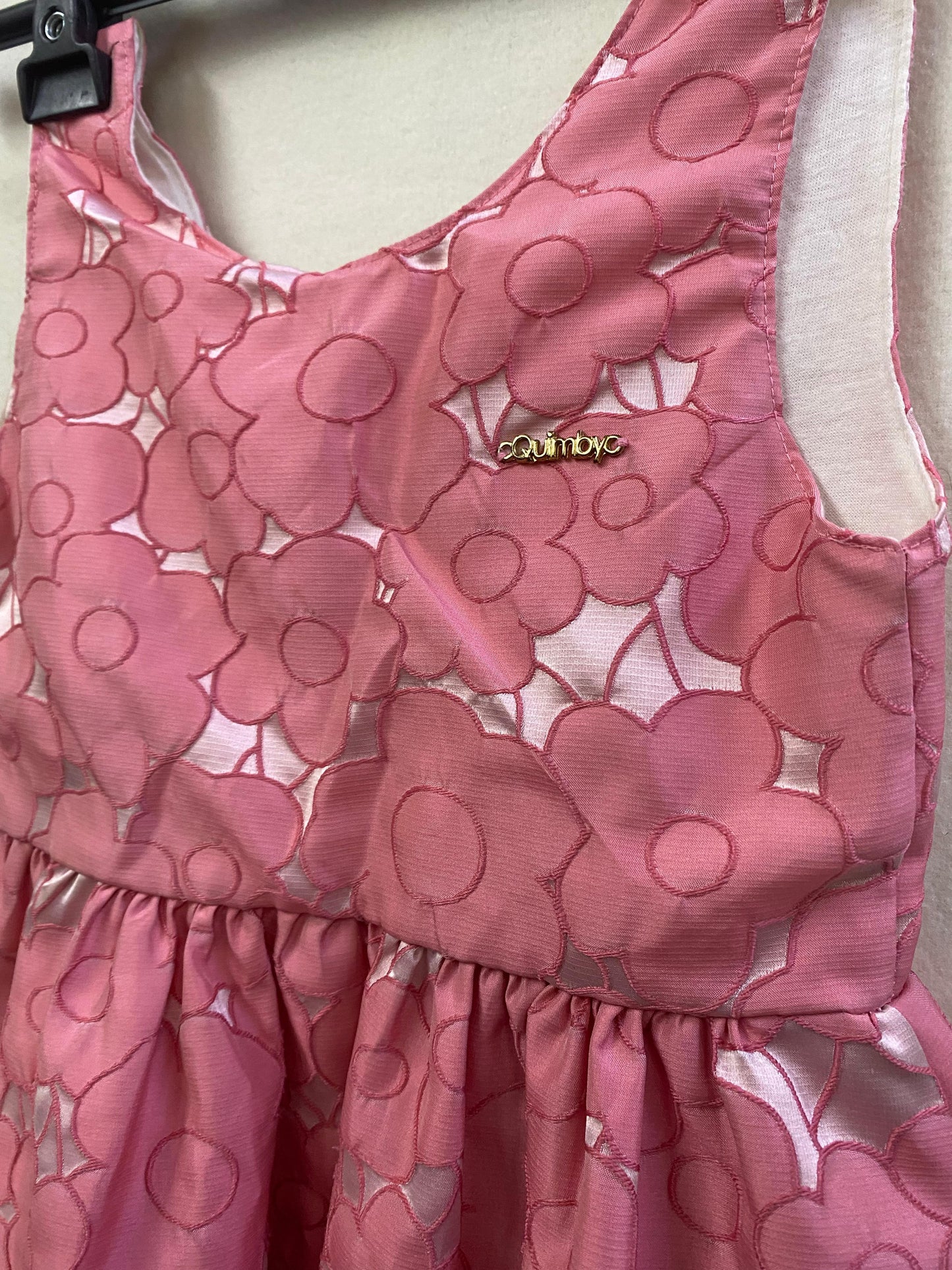 Vestido de Flores Rosa