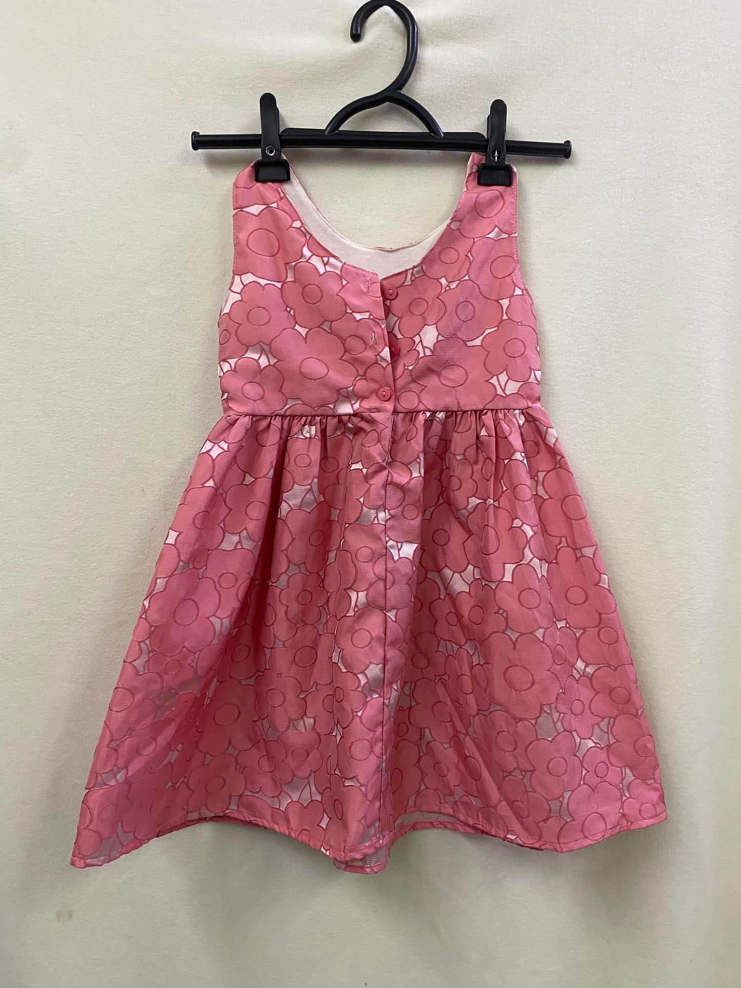 Vestido de Flores Rosa