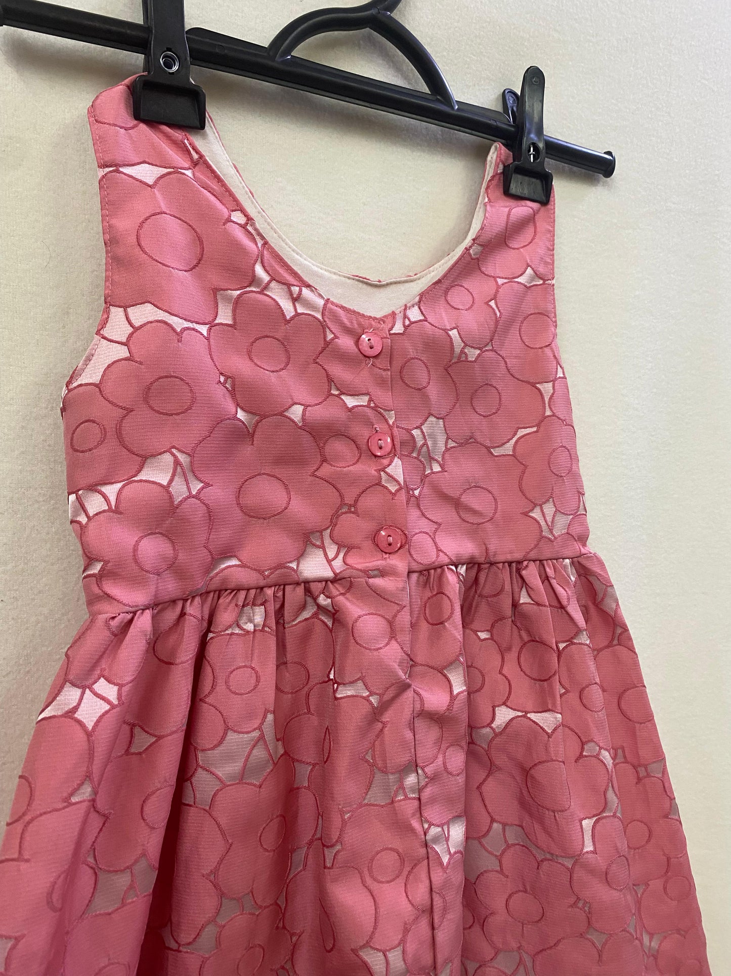 Vestido de Flores Rosa