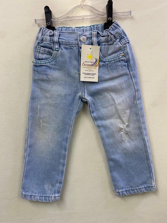 Calça Jeans com Ajuste